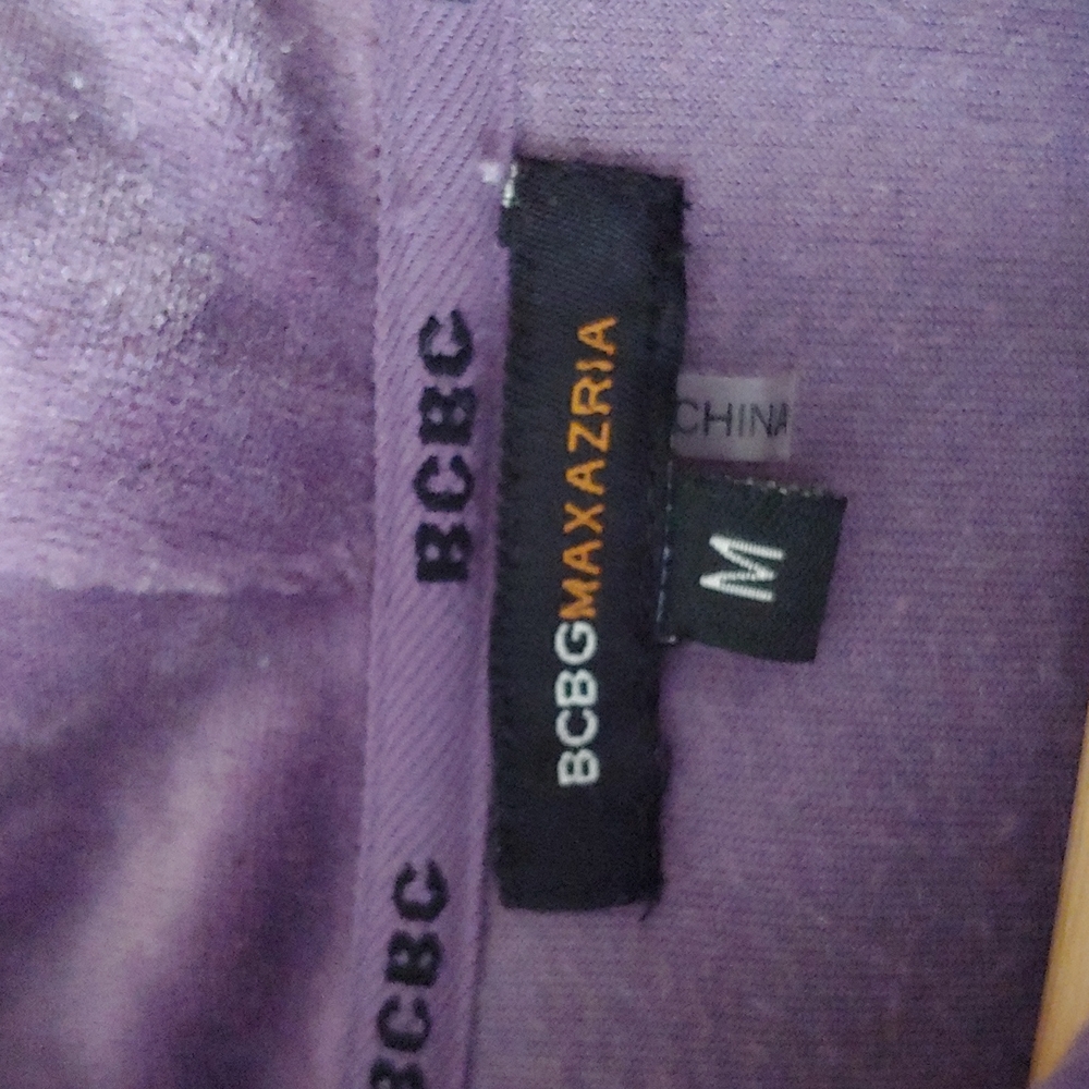 Y2K BCBGMaxAzria Velour Track Hoodie - Picture 2 of 4